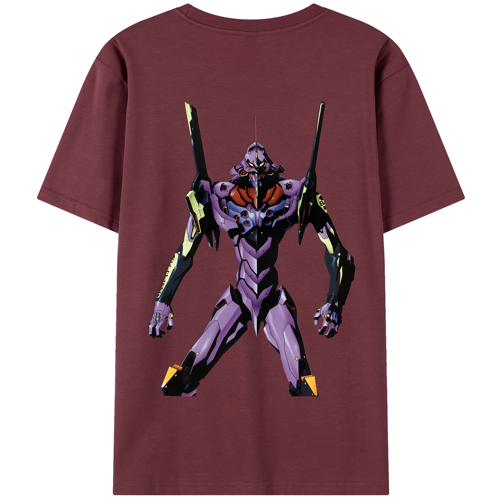 （画像用） EVA 新世紀エヴァンゲリオン 綿100％半袖Tシャツ（背面プリント）
